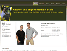 Tablet Screenshot of kinderpraxis-staefa.ch